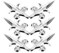 SHINEOFI 6Pcs European Style Fence Finials Decorative Gate Topper Pointed Fence Post Caps for Garden and Accessories Enhance Privacy and Security with Artistic Design