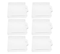 SHINEOFI 6Pcs Fire Alarm Pull Station Guard Covers - Manual Alarm Shield with Protective Flap for Emergency Fireproof Call Point Protection in Homes and Institutions