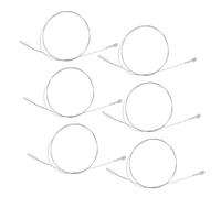 SHINEOFI 6pcs Fridge Drain Hole Cleaning Tool Reusable Dredging Kit for Clogs Debris Removal Sturdy Construction for Drain Maintenance