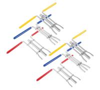SHINEOFI 6pcs Hydraulic Cylinder Seal Tool Kit with Stainless Steel and Rubber Handle, Versatile for Hydraulic Piston Rods, for Garage Auto Repair and Maintenance of Mining Equipment
