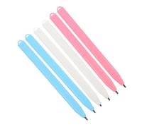 SHINEOFI 6pcs Lcd Writing Tablet Stylus Pens Set for Drawing and Writing Replacement Stylus for Drawing Pads High Precision for Kids and Artists White Blue Pink Colors