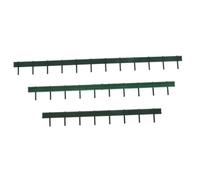 SHINEOFI 6pcs Miniature Road Fence for Model Railway and Diorama Micro Landscape Barriers with Realistic Detailing Multiple for Sand Table and Train Scene Crafting