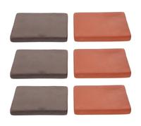 SHINEOFI 6pcs Natural Ceramic Tile Brick for Turtle Tanks and Aquatic Terrariums, Wear-resistant and Moisture-regulating Material, for Turtle Habitat Landscaping and Basking Accessories