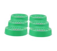 SHINEOFI 6pcs Nesting Bowls with Soft Cushion Breathable Bottom Plastic Pigeon Hatching Bowls for Birds Quails Doves Home and Farm Breeding Use