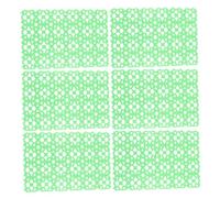 SHINEOFI 6Pcs Non-slip Pet Cage Cushions for Small Animals Random Color Rabbit Foot Pads Protective Floor Mats for Hamsters Guinea Pigs Chinchillas and Cats Random Color