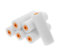 SHINEOFI 6Pcs Paint Roller Kit with Durable Sponge Rollers for Wall Painting Compact Design for Precise Control Multiple Use Replacement Brushes for Water Based and Latex Paints