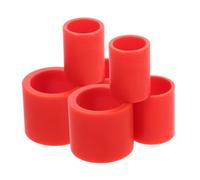 SHINEOFI 6pcs Plastic Bench Grinder Wheel Adapter Bushing Set 25.4mm to 19mm, 16mm, 12.7mm Reducer Rings for Metal Grinding and Repair Industrial Use