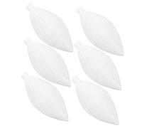 SHINEOFI 6pcs Plastic Floor Lamp Shade Lotus Bud Shape Decorative Cover for Wedding Party Home Pathway Lighting Accessory Easy Install Safety Enhancer