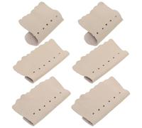 SHINEOFI 6pcs Pool Table Corner Pockets Replacement Set Made of Artificial Leather with User-friendly Design and Elegant Style Suitable for Pool Table in Family Game Room