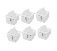 SHINEOFI 6pcs Refrigerator Door Light Switch Feet Normally Closed Momentary Push Button Replacement for Fridge Freezer Aging Material Easy DIY Installation