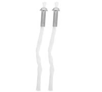 SHINEOFI 6pcs Silver Iron Oil Lamp Wick Cotton Thread for Easy Installation and Versatile Compatibility, Replacement Wick for Alcohol and Kerosene Lamps in Home and Garden Use