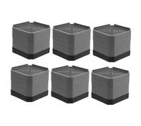 SHINEOFI 6pcs Slip Silent Mat for Table Leg Risers Washer Vibration Pads and Dryer Stabilizer Feet Use as Furniture Leveling Machine Mat Shaking Pad for Sofa Lifters Risers
