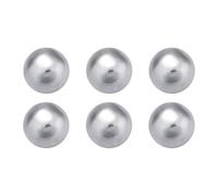 SHINEOFI 6pcs Stainless Steel Whiskey Ice Stones for Beverages and Vodka Round Quick-Freezing Ice Cubes with Storage Box Safe to Use for Housewarming