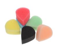 SHINEOFI 6pcs Tear Drop Face Painting Sponge Water Drop Shaped Sponges for Boys and Girls Art Work Face Paint Supplies Makeup Body Paint