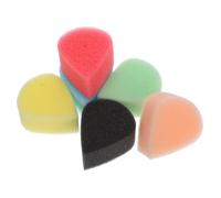 SHINEOFI 6pcs Tear Drop Shaped Face Painting Sponges for Adults Vibrant Colored Facial Sponges for Art Makeup Body Paint Comfortable Grip for Creative Craft Classes