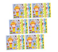 SHINEOFI 6sets Interactive Dress Up Puzzle for Enhance Problem Solving Skills for Family Fun and Educational Activities
