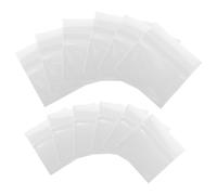 SHINEOFI 80pcs High Transparency Self-Sealing Badge Bags with Adhesive Closure, Plastic Badge Sleeves 65mm X 40mm 80mm X 40mm for Jewelry Storage, Coin Holders, and Small Business Packaging