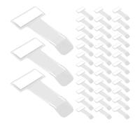 SHINEOFI 80pcs Plastic Parking Permit Holder Temporary Ticket Holder Car Windshield Card Clip for Vehicles Parking Pass