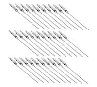 SHINEOFI 80pcs Steel Wire Alligator Clips Long Tailed Metal Card Holders with Strong Grip for Business Cards Table Picture Stands Office Desk Meetings and Daily Use