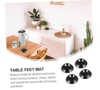 SHINEOFI 8Pcs Chair Leg Covers Non-slip Floor Protectors for Hard Floors Table and Chair Feet Mats Suitable for Home Office Restaurant
