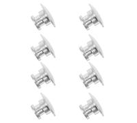SHINEOFI 8pcs Hard Hat Liner Clips for Construction Helmet Liner, Plastic Suspension Connector Advanced Nonslip Teeth, Widened and Thickened Design for Secure Fitment and Reduced Discomfort