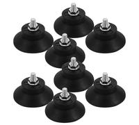 SHINEOFI 8pcs M6 Threaded Anti Vibration Rubber Feet Pads for Air Compressors and Pressure Washers, Weather Resistant Shock Absorption Mounts Suitable for Home and Work Use