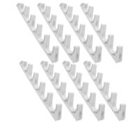 SHINEOFI 8pcs Nylon 5-Gear Adjustment Brackets for Outdoor Recliners, Garden Chair Support Buckles for Folding Patio Furniture, Balcony Chaise Recliner Brace Accessories