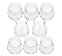 SHINEOFI 8pcs Plant Terrarium Bowls for Succulents and Aquatic Plants, Shatterproof Miniature Containers for Hydroponic Water Lily and Fish Keeper Globe, Indoor Garden Planters