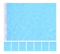 SHINEOFI 8pcs Realistic Water Ripple Stickers Self-adhesive Miniature River Scenery Decals for DIY Lake Diorama Craft with Fine Texture and Lifelike Stream Effects