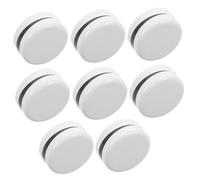 SHINEOFI 8pcs Refrigerator Thermostat Fridge Switch Universal Control Knobs Turning Knob Replacement Thermostat Thermal Control Adjustable Refrigerator White Plastic
