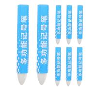 SHINEOFI 8pcs Tire Marking Wax Crayons Set with White Yellow and Red Colours for Clear Visibility Quick-dry and Paint Pens Suitable for Automotive Tyre Marking and Repair