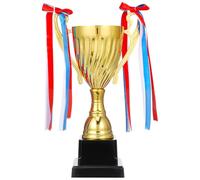 SHINEOFI 9.6 Inch Trophy Cup, Golden Awards Trophy, Metal Rewards Winning Prize for Sports Tournaments Soccer Football Competitions Birthday Party Spelling Bee