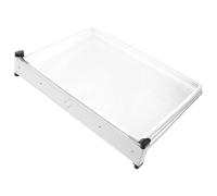 SHINEOFI A4 Wall Mounted Document Display Rack 5-Panel Binder Holder 10 Pockets White Wall Organizer for Office, Restaurant, and Exhibition Document Management