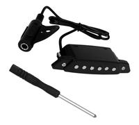 SHINEOFI Acoustic Guitar Pickup Magnetic Sound Hole Pickup with Plastic Cement and Hardware, No Need to Punch Hole, Convenient to Replace for Electro Acoustic Guitars