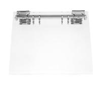 SHINEOFI Acrylic A5 Loose Leaf Binder Cover, Refillable Notebook Shell with Sturdy Plastic Journal Binder for Daily Planner and School Scrapbook Use