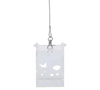 SHINEOFI Acrylic Bird Foraging Food Box Parrot Feeder Portable Safe Design for Cage and Play Gym