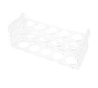SHINEOFI Acrylic Fridge Egg Organizer with Two Layers, Large Capacity Holds to 20 Eggs, Easy Visibility and Universal Compatibility for Kitchen Refrigerator Storage