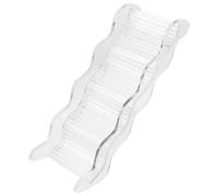 SHINEOFI Acrylic Hamster Ladder Small Wave Climbing Platform for Cage Accessory - 1pcs Hamster Exercise Steps Suitable for Small Animals and Sugar Glider Habitats