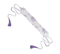 SHINEOFI Adjustable Japanese Kimono Belt for Women Vintage Embroidered Wide Waistband Wrap Tie Floral Design Purple Multifunctional Waistband for Hanfu and Modern Outfits