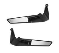 SHINEOFI Adjustable Motorcycle Rearview Mirrors for Adult Bikes, Universal Handlebar Side Mirrors with Invisible Wing Design, Compatible with Electric Motorcycles and Street Bikes