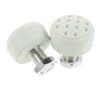 SHINEOFI Adjustable Rubber Toe Stoppers with 15.2mm Bolt 2pcs for Roller Skates Universal Compatibility and Easy Installation, for Skate Park Activities and Everyday Fun