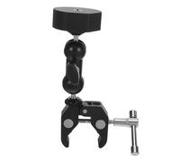 SHINEOFI Adjustable Rv Antenna Mount Clamp Bracket 14-55mm Heavy Duty Vehicle and Marine Vhf Antenna Side Mount for Camper Yacht Truck Cargo with Small Mounting Kit