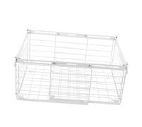 SHINEOFI Adjustable Wire Freezer Organizer Bin for Chest and Upright Freezers Storage Basket with Hanging Design for Efficient Food Sorting and Easy Access