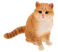 SHINEOFI Adorable Cat Garden Statue Cute Cat Sculpture Figurine for Outdoor Lawn Courtyard Decor Creative Garden Ornament Decoration for Villa Table and Bookshelf Display