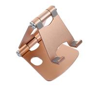 SHINEOFI Aluminium Alloy Desktop Phone Holder Stand for Mobile Phones and Tablets PC Bracket for Home Office Dormitory Use Stable Design with Humanized Cable Durable Craftsmanship