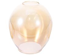 SHINEOFI Amber Glass Lampshade 150mm Diameter Molecular Style Pendant Lamp Shade with 5cm Upper and 8.2cm Lower Opening for Ceiling and Dining Room Lighting