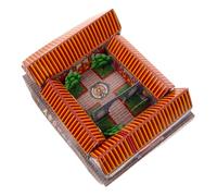 SHINEOFI Ancestor Paper Villa Sacrifice Kit House for Ancestor Worship Qingming Ghost Festival Funeral Ritual Decoration