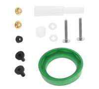 SHINEOFI Angled Toilet Tank to Bowl Coupling Kit with Durable Gasket for Standard Flush Valve Easy to Install Toilet Parts Compatible with Includes and Extra Bolt Caps