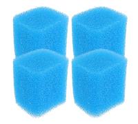 SHINEOFI Aquarium Sponge Filter Replacement Pads 4Pcs for Fish Tank Biological Foam Supports Balanced Ecosystem Freshwater Filtration Easy Installation