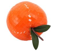SHINEOFI Artificial Faux Oranges with Mosaic-tiled Mirror Finish, Realistic Foam and Glass Decorative Orange Fruit for Home Kitchen Table Centerpiece, for Photography Displays and Summer